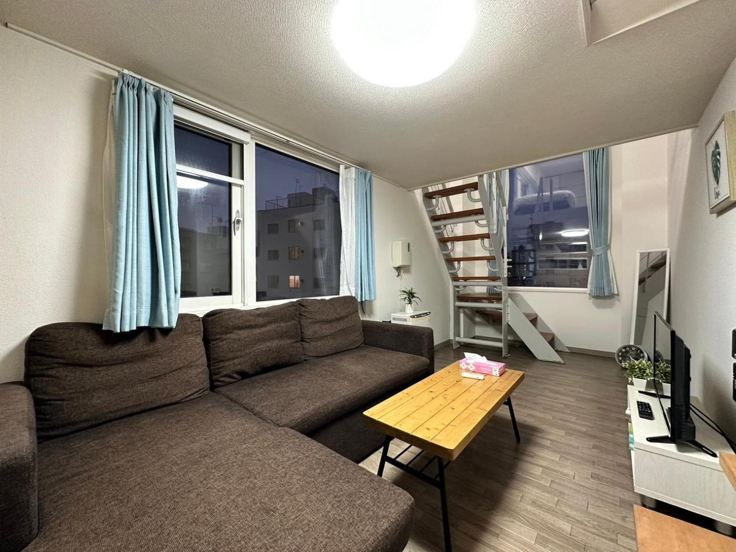 Apartamento Ams Hiragishi 11 Rm 502 平岸駅から3分 解放感あって明るいお部屋 家族やお友達と 札幌ドームや中心部まで1駅 Exterior foto